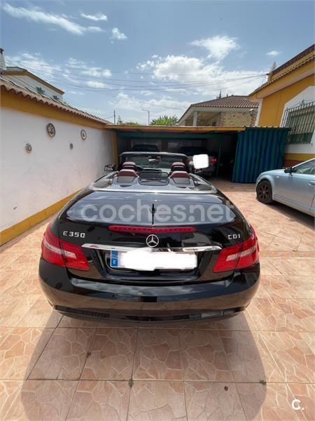 Usado Mercedes E350 Avantgarde 231 CV (169 kW) 2011 Negro Descapotable