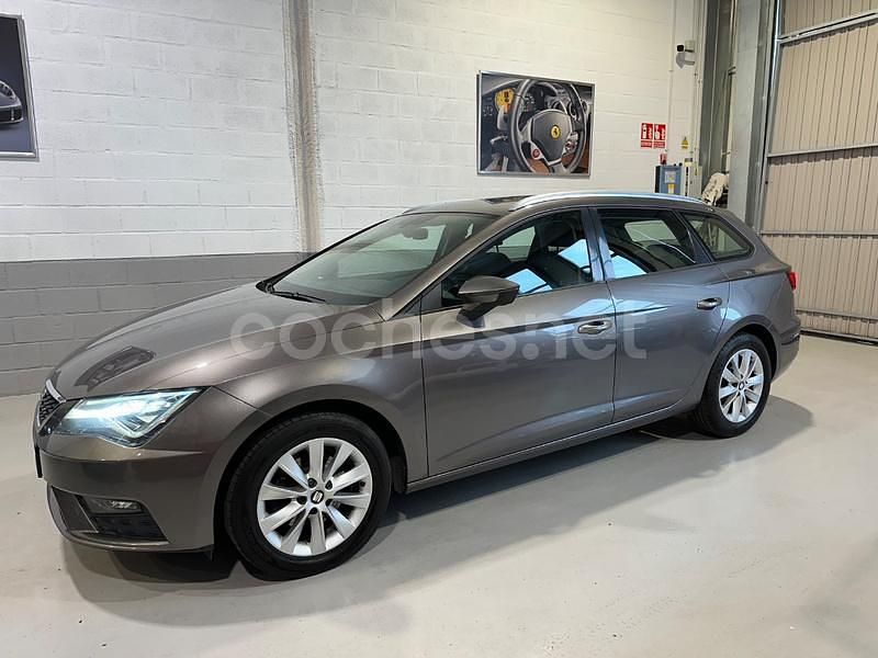 Beige Usado 2017 Seat Leon Style Familiar | 9990 € (Buen precio) - Imagen 1/4