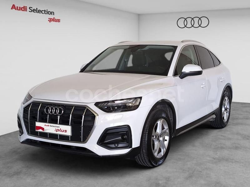 Blanco Usado 2022 Audi Q5 Sportback Advanced Plus SUV | 40.890 € (Buen precio) - Imagen 1/4