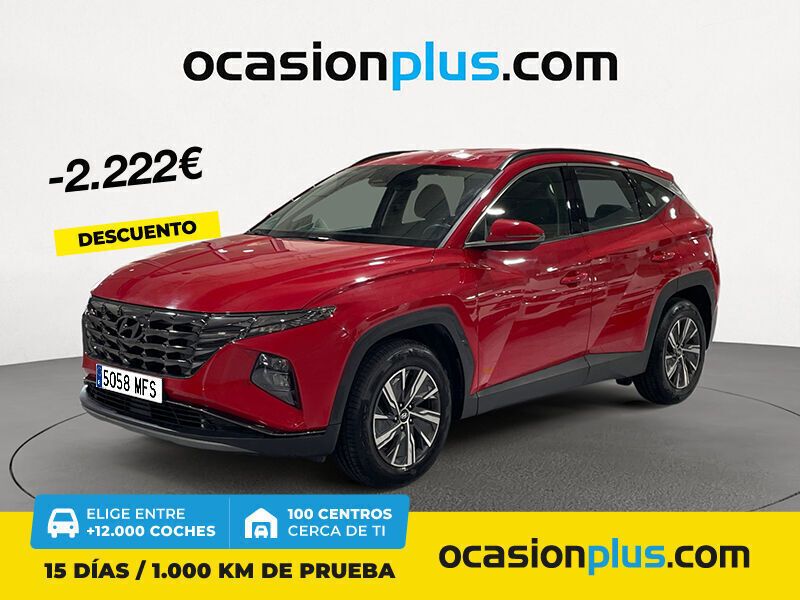 Rojo Usado 2023 Hyundai Tucson SUV | 22.990 € (Precio justo) - Imagen 1/4