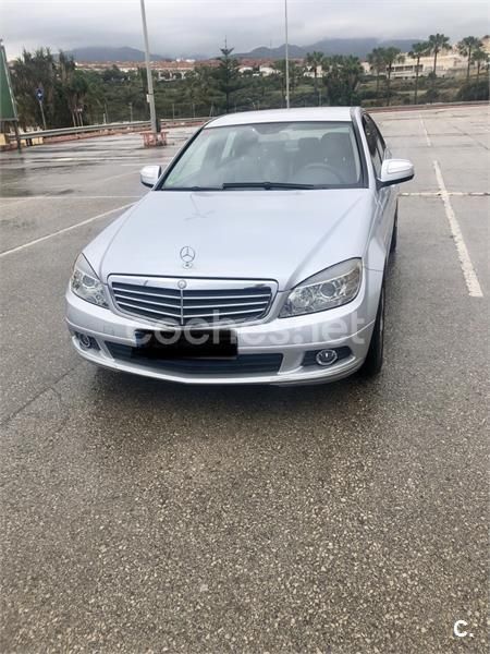 Gris / plata Usado 2008 Mercedes C180 Elegance Berlina | 10.495 € (Precio justo) - Imagen 1/4
