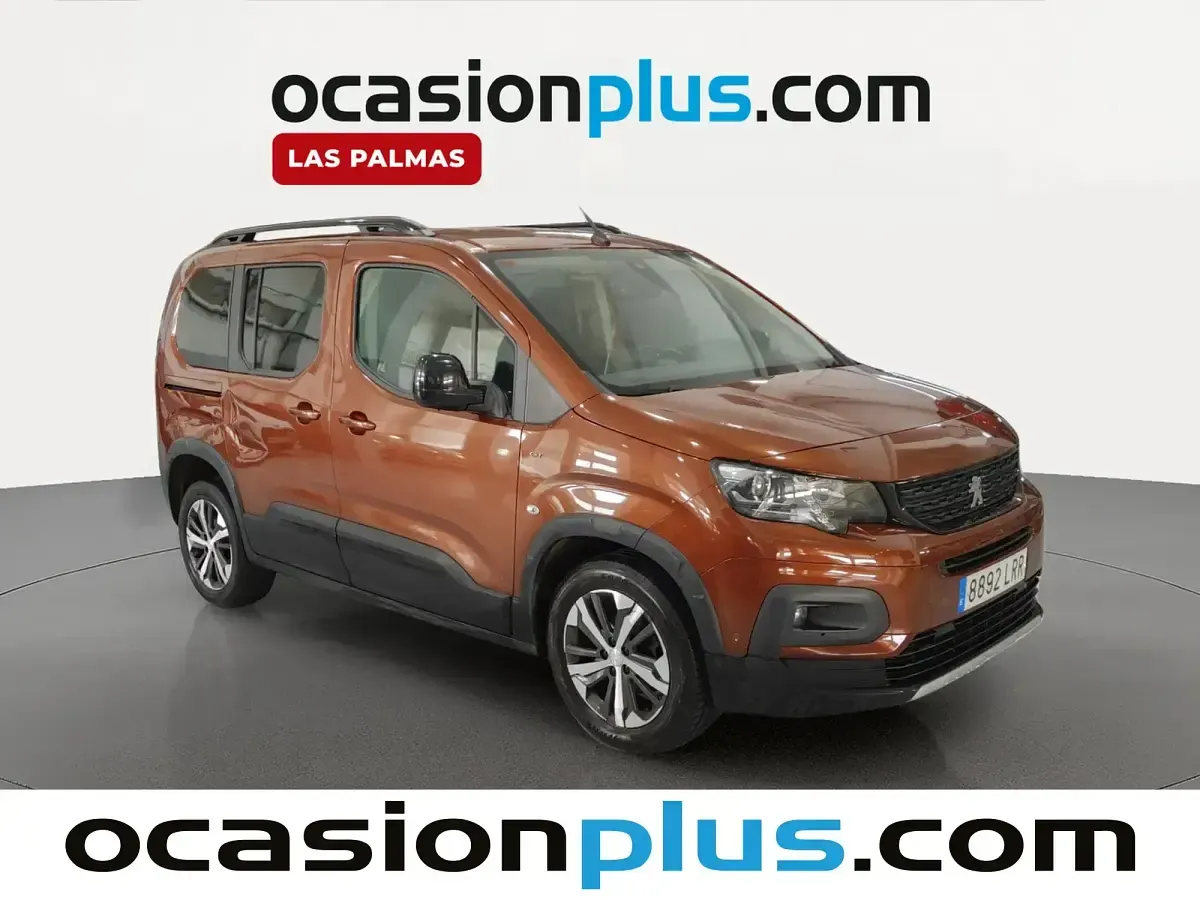 Usado Peugeot Rifter GT 100 CV (73 kW) 2021 Marrón Monovolumen