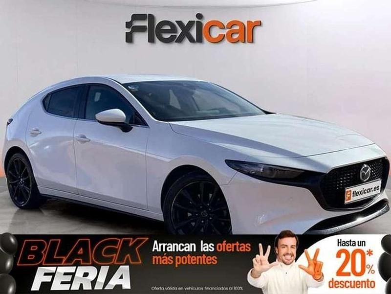 Blanco Usado 2019 Mazda 3 Berlina | 16.990 € (Buen precio) - Imagen 1/4