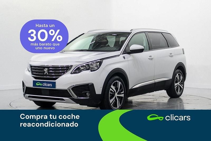 Blanco Usado 2019 Peugeot 5008 Allure Monovolumen | 18.690 € (Precio justo) - Imagen 1/4