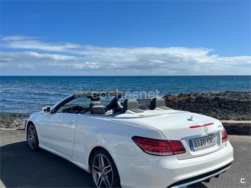 Usado Mercedes E220 Elegance 170 CV (125 kW) 2013 Blanco Descapotable