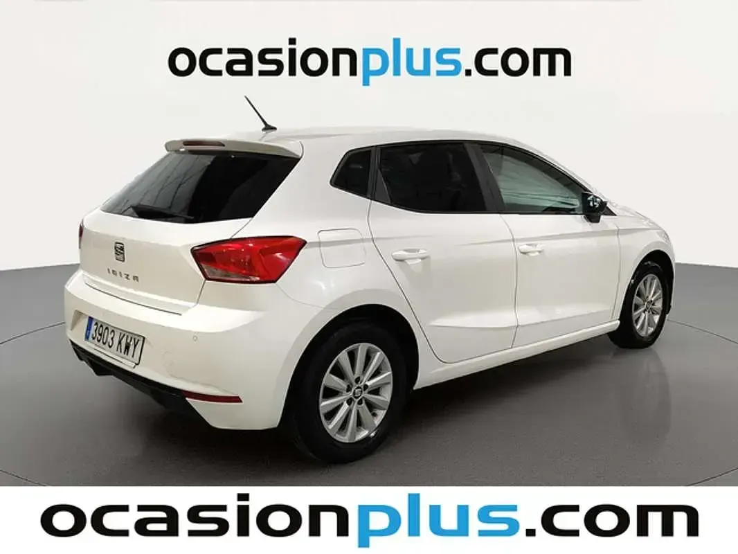 Usado Seat Ibiza Style 80 CV (58 kW) 2019 Blanco Utilitario