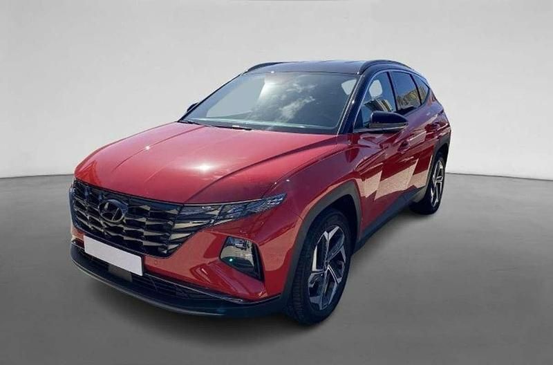 Rojo Usado 2024 Hyundai Tucson SUV | 30.190 € (Precio justo) - Imagen 1/4