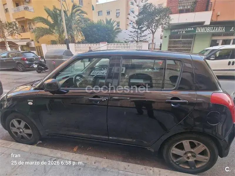 Usado Suzuki Swift GLX 69 CV (50 kW) 2007 Negro Utilitario
