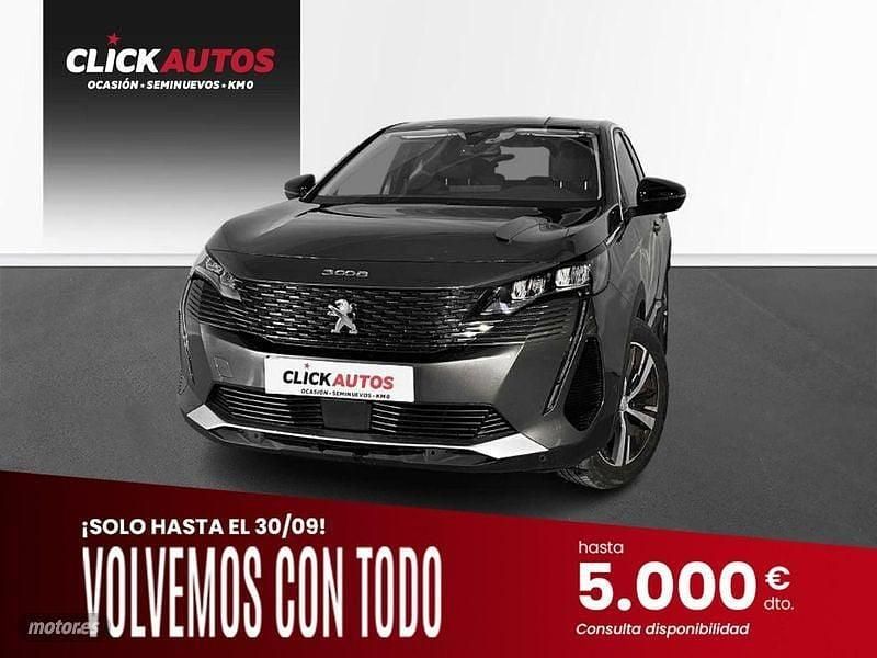 Gris Usado 2022 Peugeot 3008 Allure SUV | 17.850 € (Precio justo) - Imagen 1/2