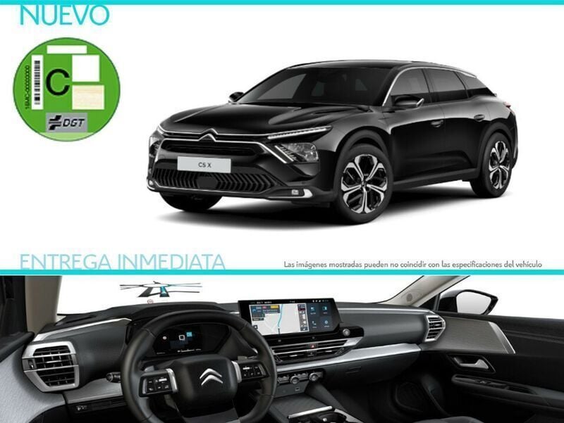Negro Nuevo 2025 Citroën C5 X PureTech | 26.490 € (Precio justo) - Imagen 1/4