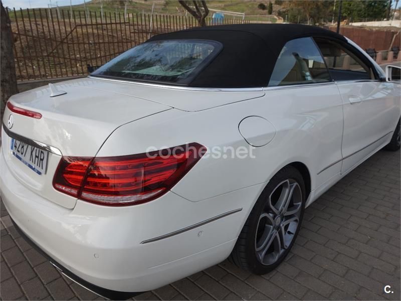 Usado Mercedes E200 184 CV (135 kW) 2014 Blanco Descapotable