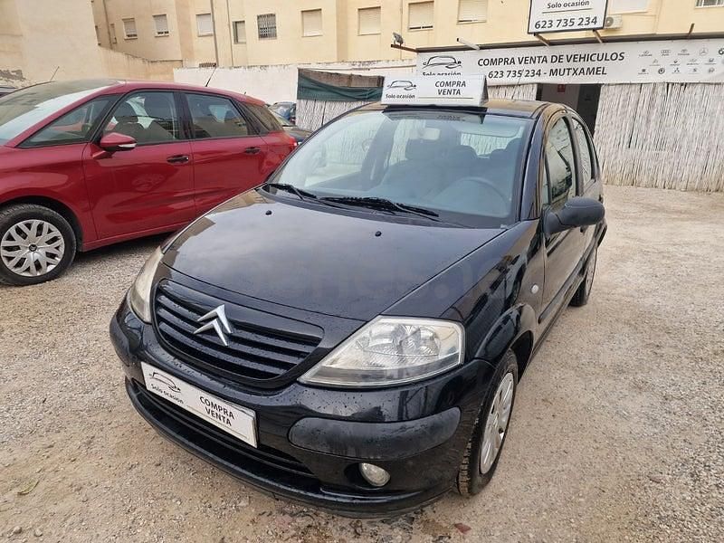 Usado Citroën C3 75 CV (55 kW) 2003 Negro Berlina