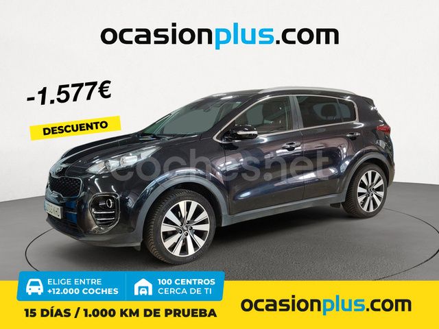 Negro Usado 2018 Kia Sportage SUV | 17.350 € (Precio justo) - Imagen 1/4