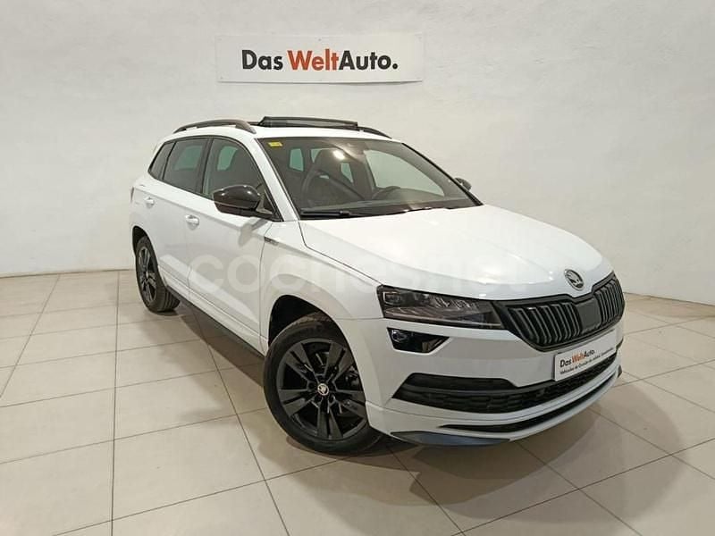 Blanco Usado 2020 Skoda Karoq SportLine SUV | 21.900 € (Buen precio) - Imagen 1/4