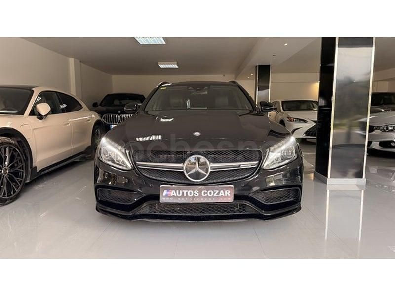 Usado Mercedes C63 AMG 476 CV (350 kW) 2015 Negro Familiar