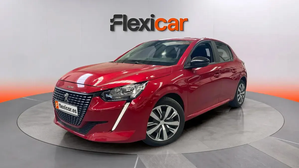 Usado Peugeot 208 Active 75 CV (55 kW) 2023 Rojo Utilitario