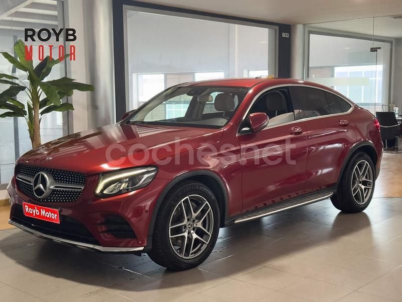 Rojo Usado 2018 Mercedes GLC220 Coupe | 32.890 € (Precio justo) - Imagen 1/4