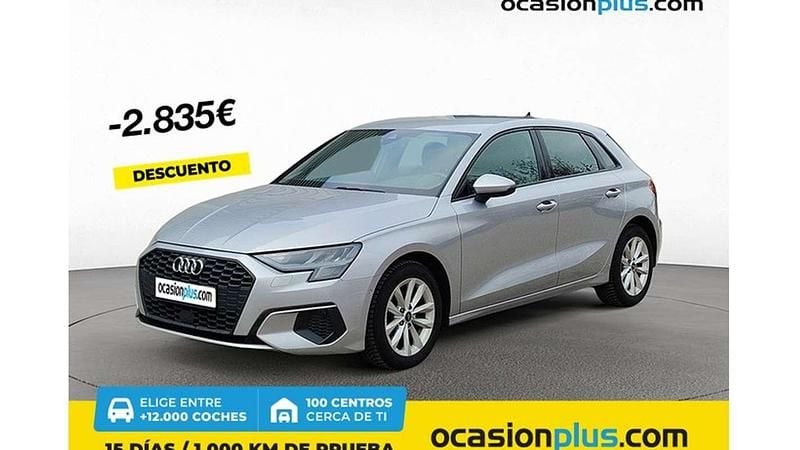 Plateado Usado 2023 Audi A3 Sportback Utilitario | 21.810 € (Buen precio) - Imagen 1/1