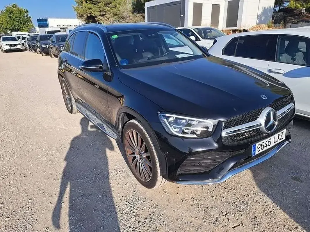 Usado Mercedes GLC300e 306 CV (225 kW) 2022 Negro SUV