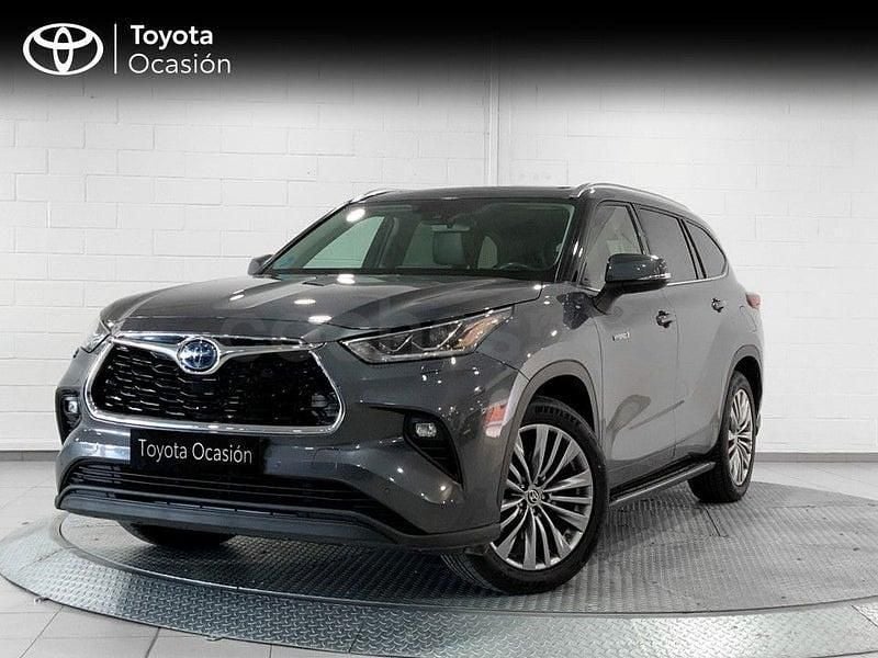 Gris / plata Usado 2021 Toyota Highlander Advance SUV | 46.800 € (Precio justo) - Imagen 1/4