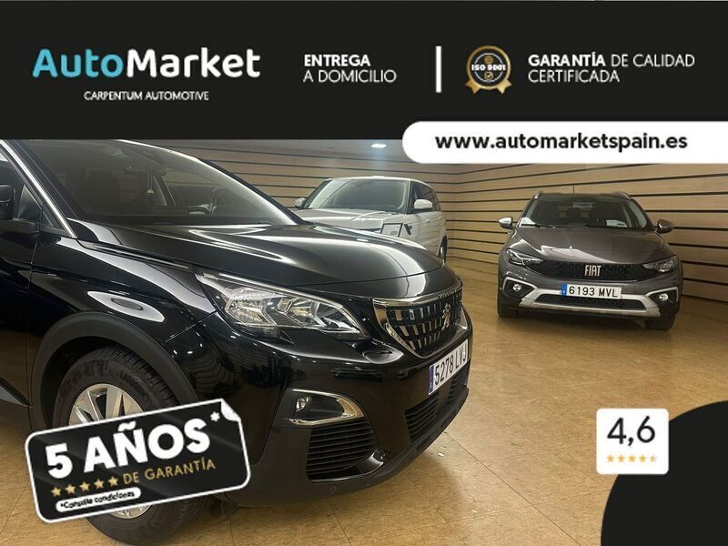 Usado Peugeot 3008 Style 120 CV (88 kW) 2016 Negro SUV