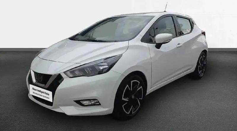 Glaze white (metalizado) Usado 2021 Nissan Micra Acenta | 13.900 € (Un poco caro) - Imagen 1/4