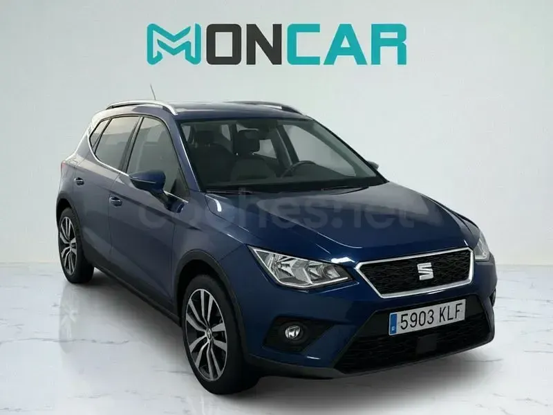 Usado Seat Arona Ecomotive 115 CV (84 kW) 2018 Azul SUV