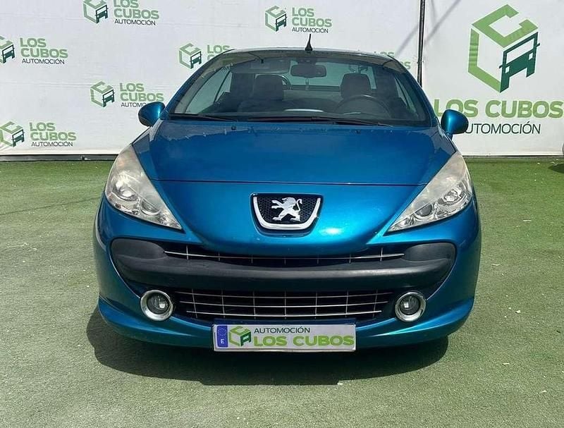 Azul Usado 2007 Peugeot 207 CC Sport Descapotable | 4500 € (Buen precio) - Imagen 1/4