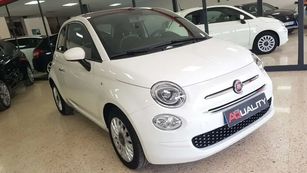 Usado Fiat 500C Connect 71 CV (52 kW) 2021 Blanco Descapotable