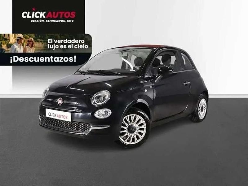 Usado Fiat 500 Dolcevita 71 CV (52 kW) 2021 Negro Descapotable