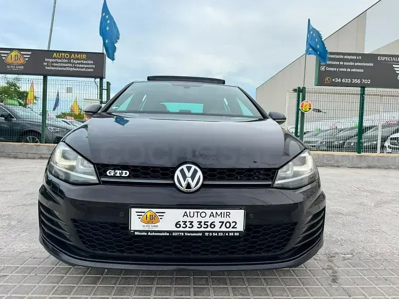 Usado VW Golf VII GTD 184 CV (135 kW) 2015 Negro Berlina