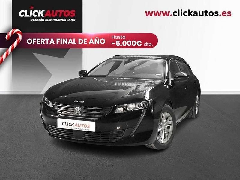 Negro Usado 2022 Peugeot 508 Active Familiar | 15.150 € (Buen precio) - Imagen 1/4