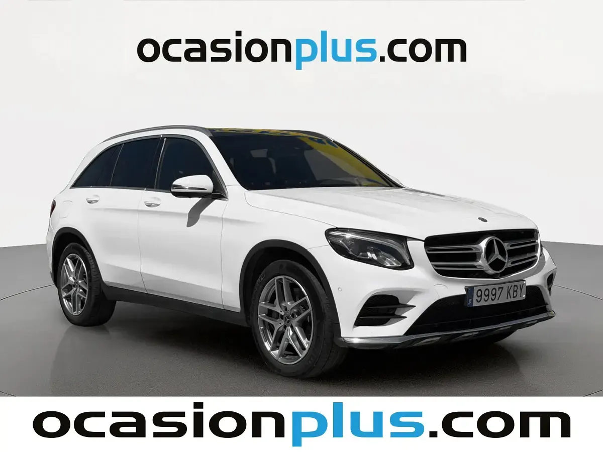 Usado Mercedes GLC250 204 CV (150 kW) 2017 Blanco SUV