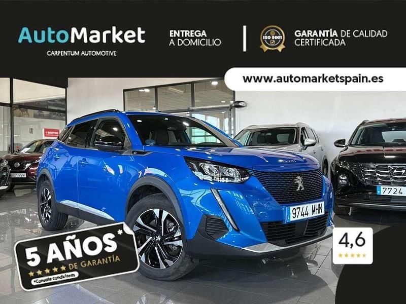 Azul Usado 2023 Peugeot e-2008 Allure SUV | 18.500 € (Buen precio) - Imagen 1/3