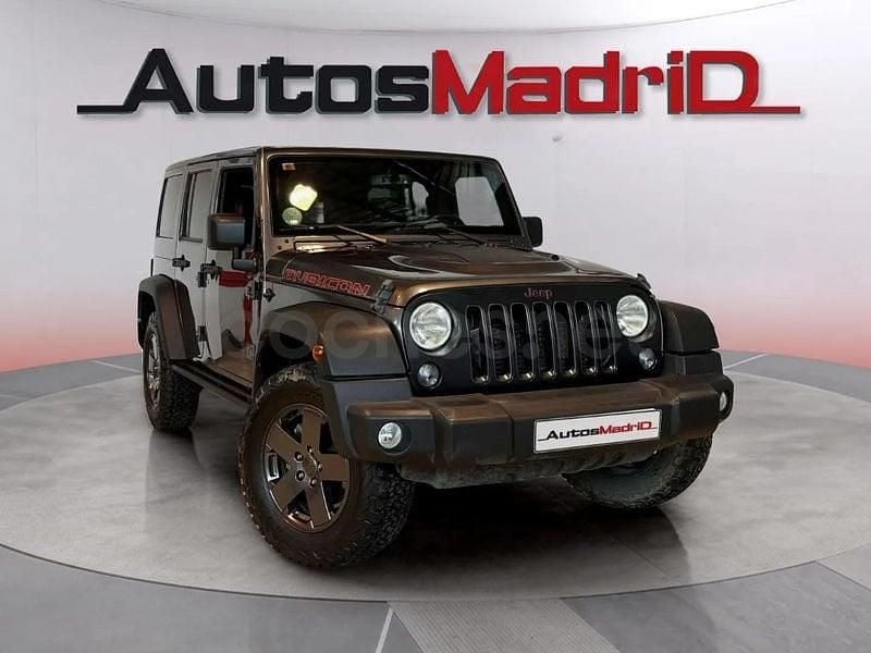 Usado Jeep Wrangler Unlimited Rubicon 200 CV (147 kW) 2018 Gris / plata SUV