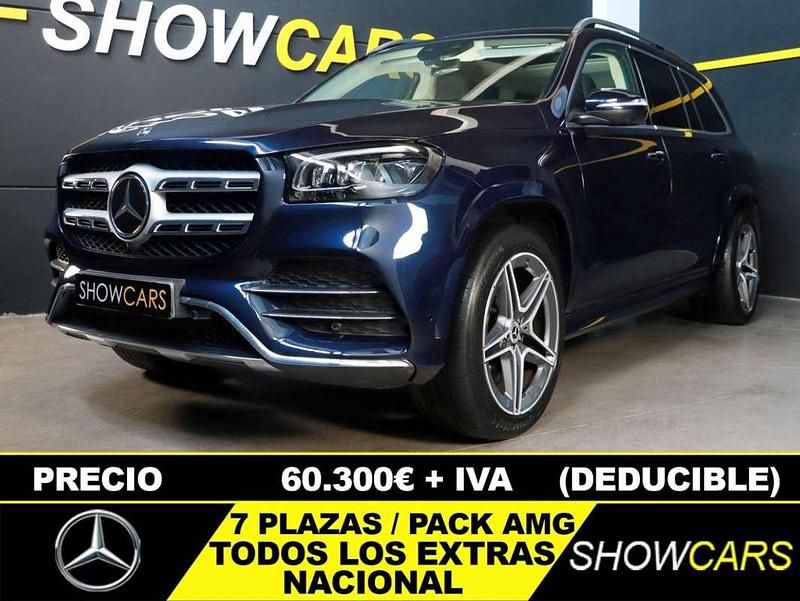 Azul Usado 2021 Mercedes GLS350 SUV | 59.300 € - Imagen 1/4