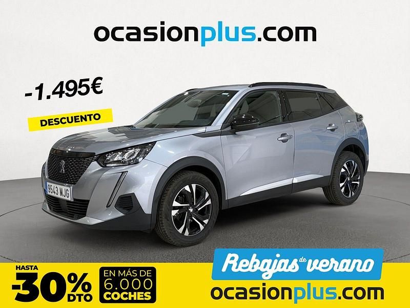 Gris Usado 2023 Peugeot 2008 Allure SUV | 16.450 € (Precio justo) - Imagen 1/4