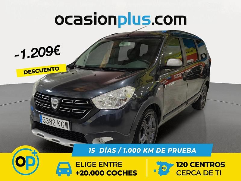 Gris Usado 2018 Dacia Lodgy Monovolumen | 12.890 € (Un poco caro) - Imagen 1/4