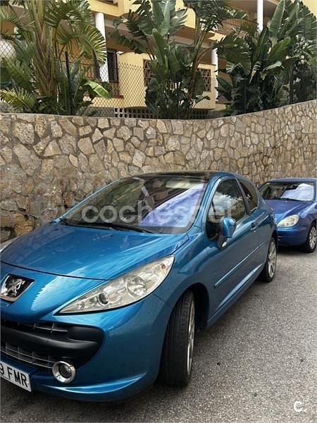 Azul Usado 2008 Peugeot 207 CC Descapotable | 2000 € (Buen precio) - Imagen 1/4