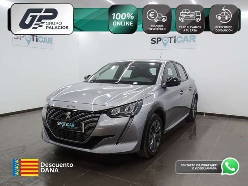 Gris Usado 2022 Peugeot e-208 Active Utilitario | 19.495 € - Imagen 1/4