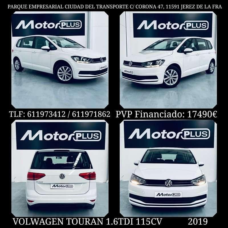 Blanco Usado 2019 VW Touran Edition Monovolumen | 17.490 € (Precio justo) - Imagen 1/4
