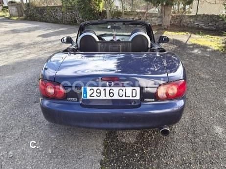 Usado Mazda MX5 110 CV (80 kW) 2003 Azul Descapotable