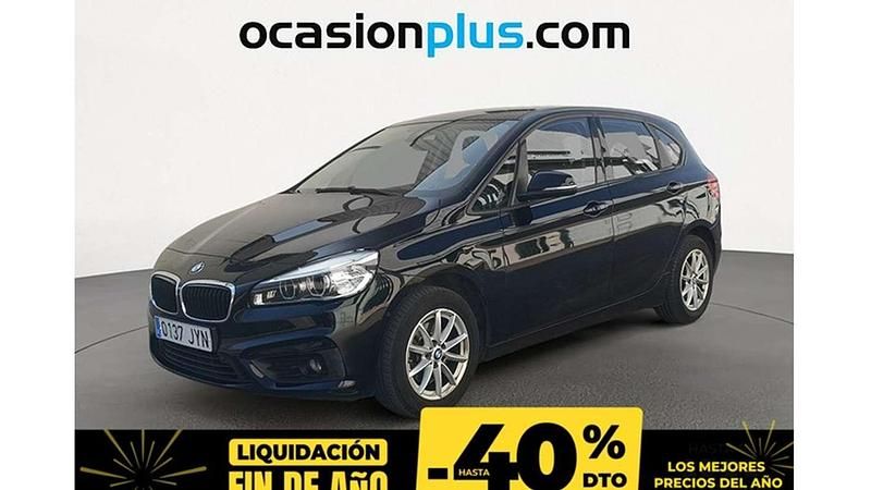 Negro Usado 2017 BMW 218 Active Tourer Monovolumen | 14.990 € (Precio justo) - Imagen 1/4