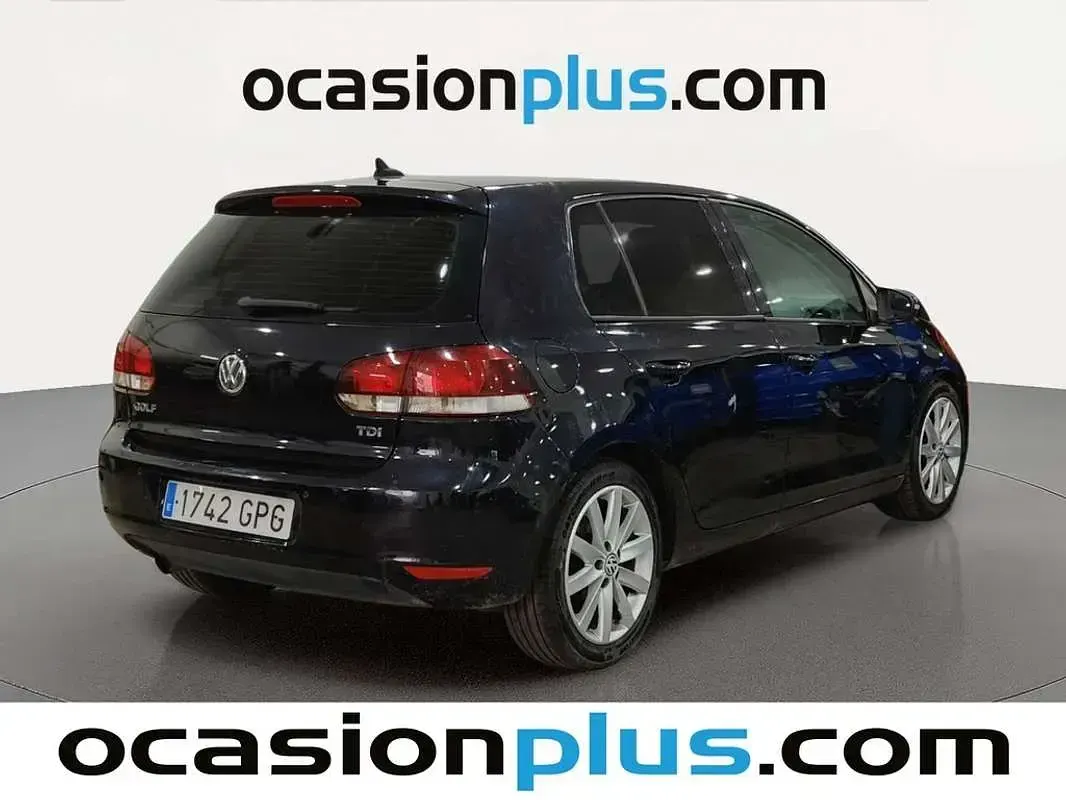 Usado VW Golf VI Sportline 105 CV (77 kW) 2009 Negro Utilitario