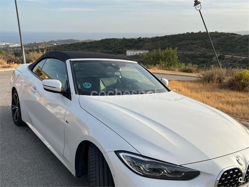 Blanco Usado 2022 BMW 420 Descapotable | 36.500 € (Buen precio) - Imagen 1/4