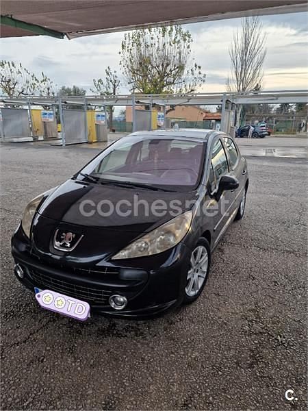 Usado Peugeot 207 Sport 110 CV (80 kW) 2007 Negro Berlina