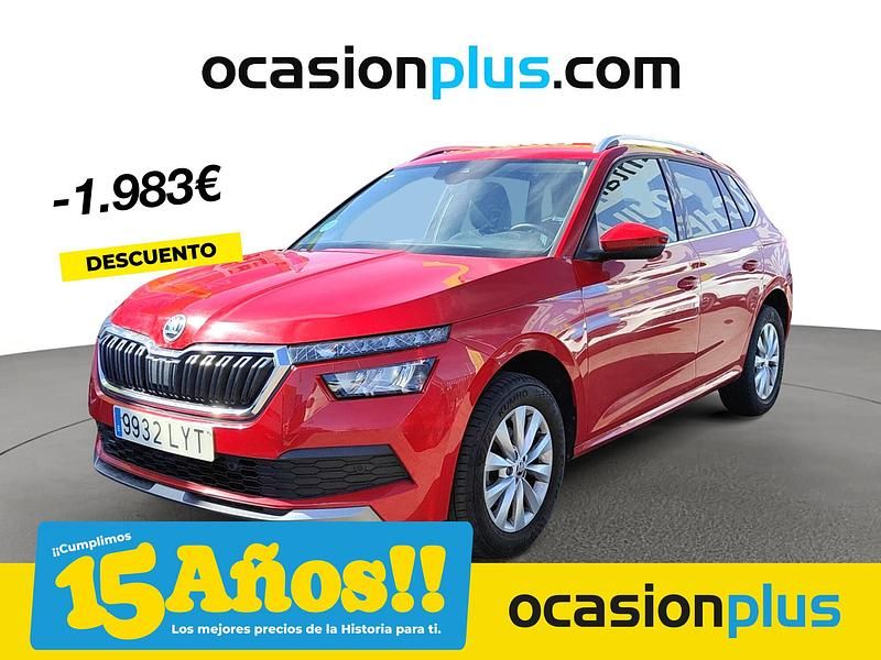 Rojo Usado 2022 Skoda Kamiq SUV | 17.850 € (Precio justo) - Imagen 1/4