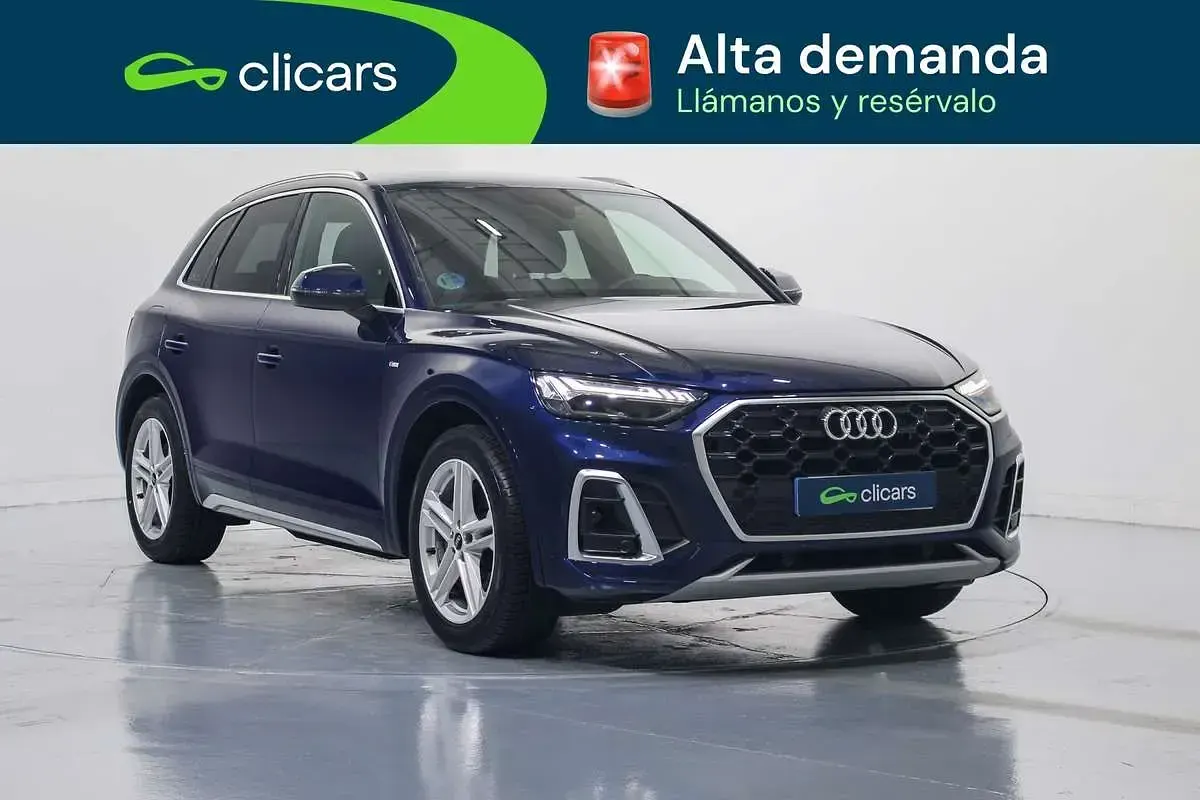 Usado Audi Q5 S-Line 163 CV (119 kW) 2022 Azul SUV