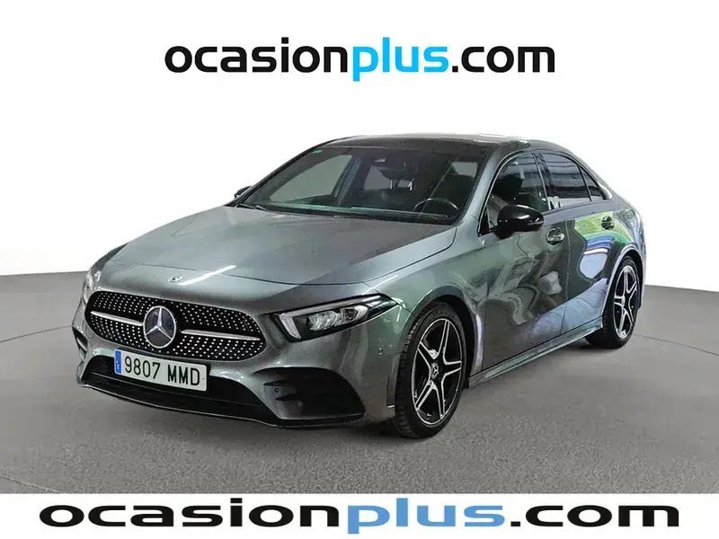 Gris Usado 2019 Mercedes A200 AMG Berlina | 25.900 € (Un poco caro) - Imagen 1/4