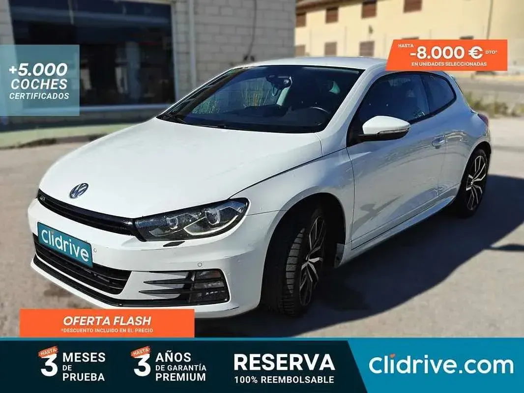 Usado VW Scirocco R-line 150 CV (110 kW) 2018 Blanco Coupe
